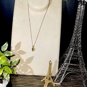 925 Italy over yellow gold silver women’s necklace